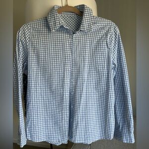 Women's Blue Checkered Blouse